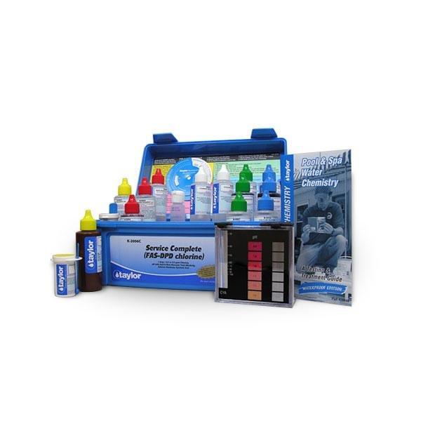 Taylor Technologies  K-2006C Complete High Range Chlorine FAS-DPD/CYA/Hardness/TA/pH Test Kit