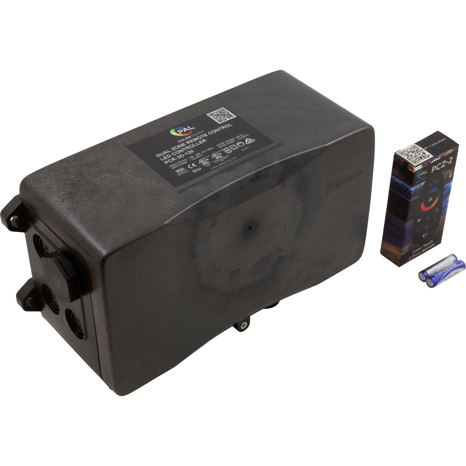 PAL Lighting  PAL 120W Multi Color Dual Zone Rem Ctrl Transformer 24VDC