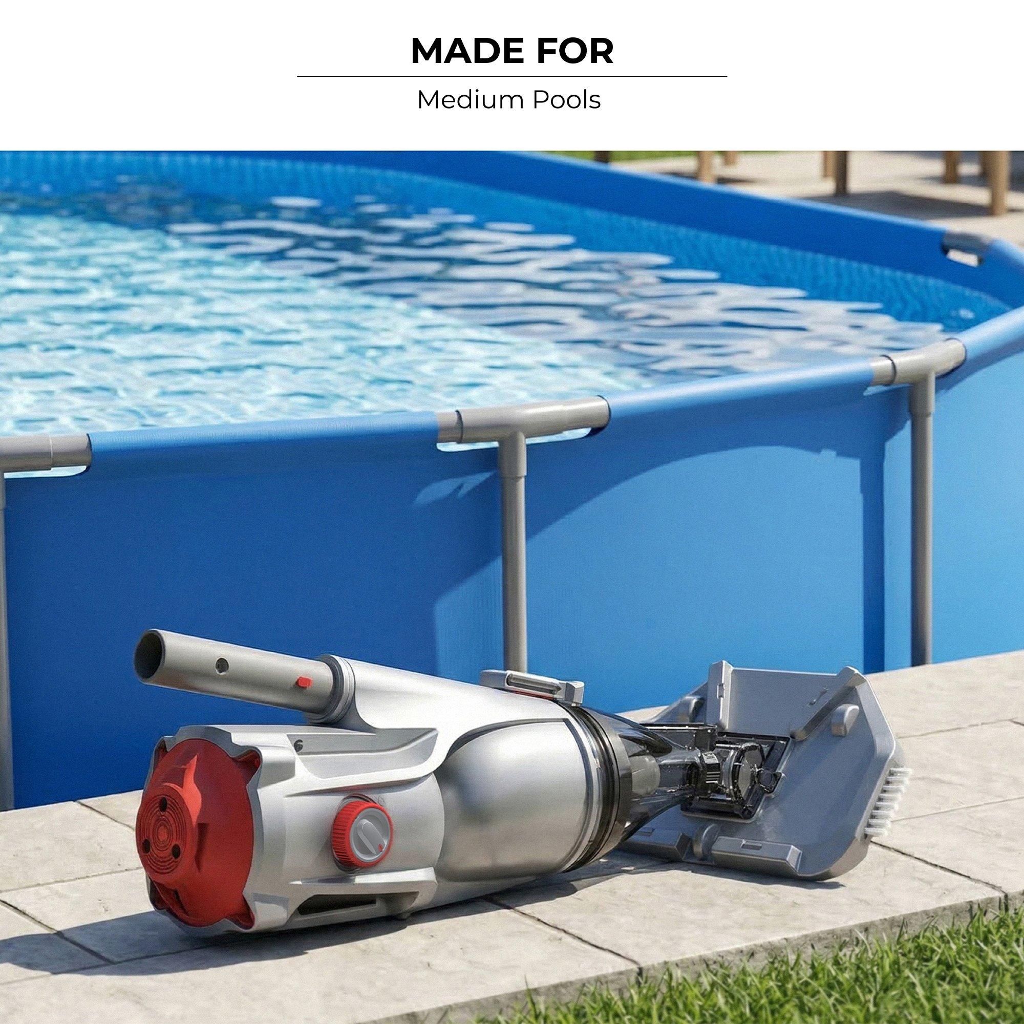 Voltera 33 Cordless Rechargeable Handheld Everyday Small and Medium Pool Vacuum Cleaner