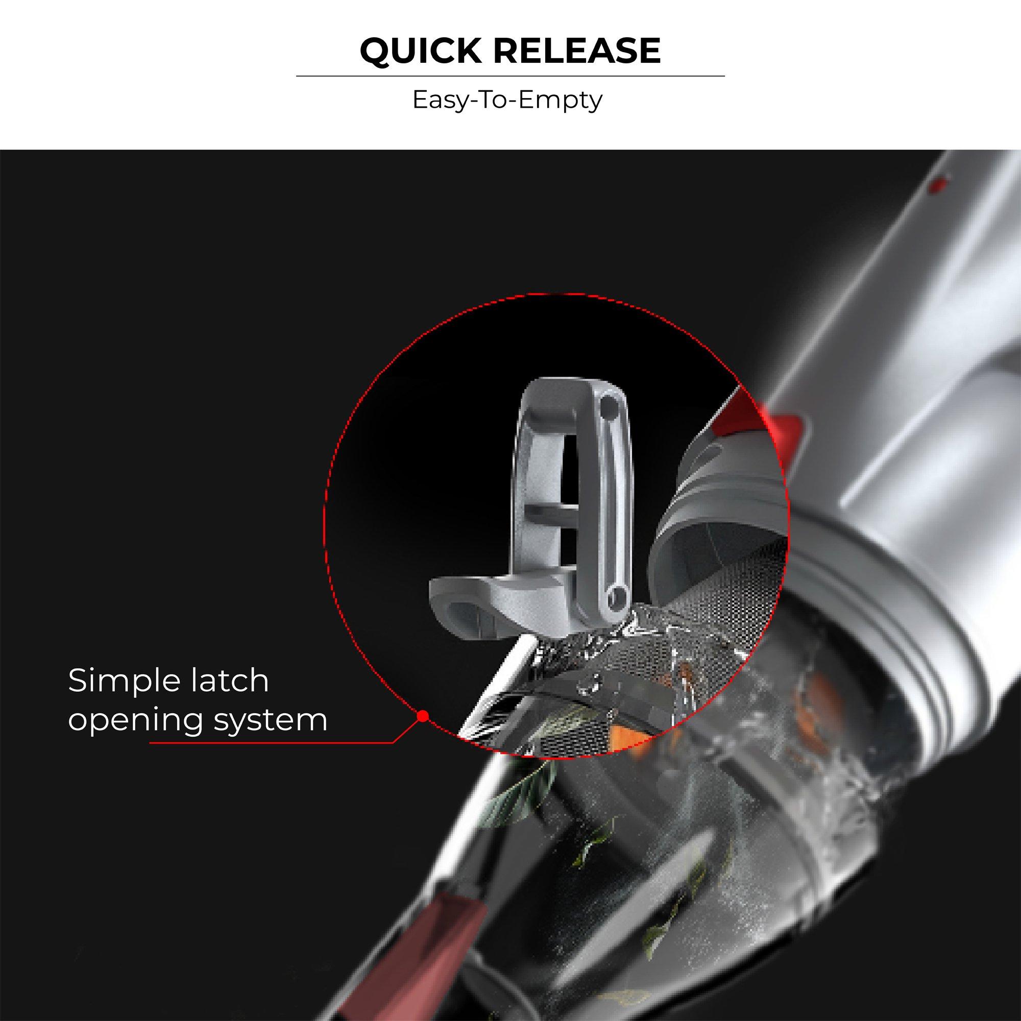 Voltera 33 Cordless Rechargeable Handheld Everyday Small and Medium Pool Vacuum Cleaner