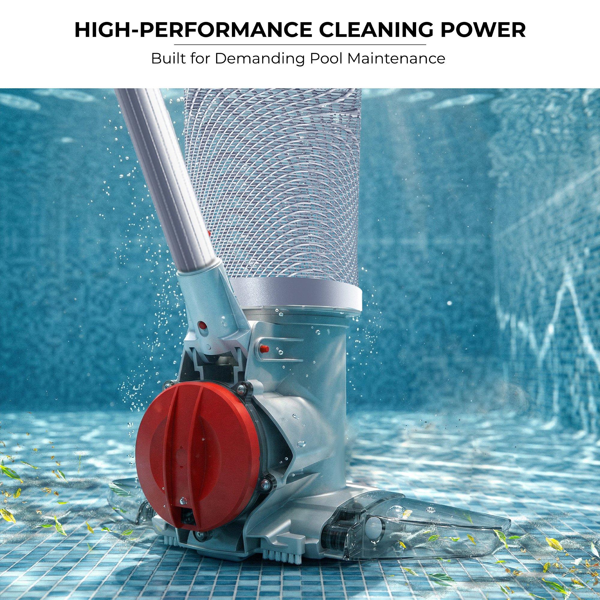 Voltera 90 Cordless Rechargeable Heavy Duty Handheld Pool Vacuum Cleaner with PowerBlade Technology
