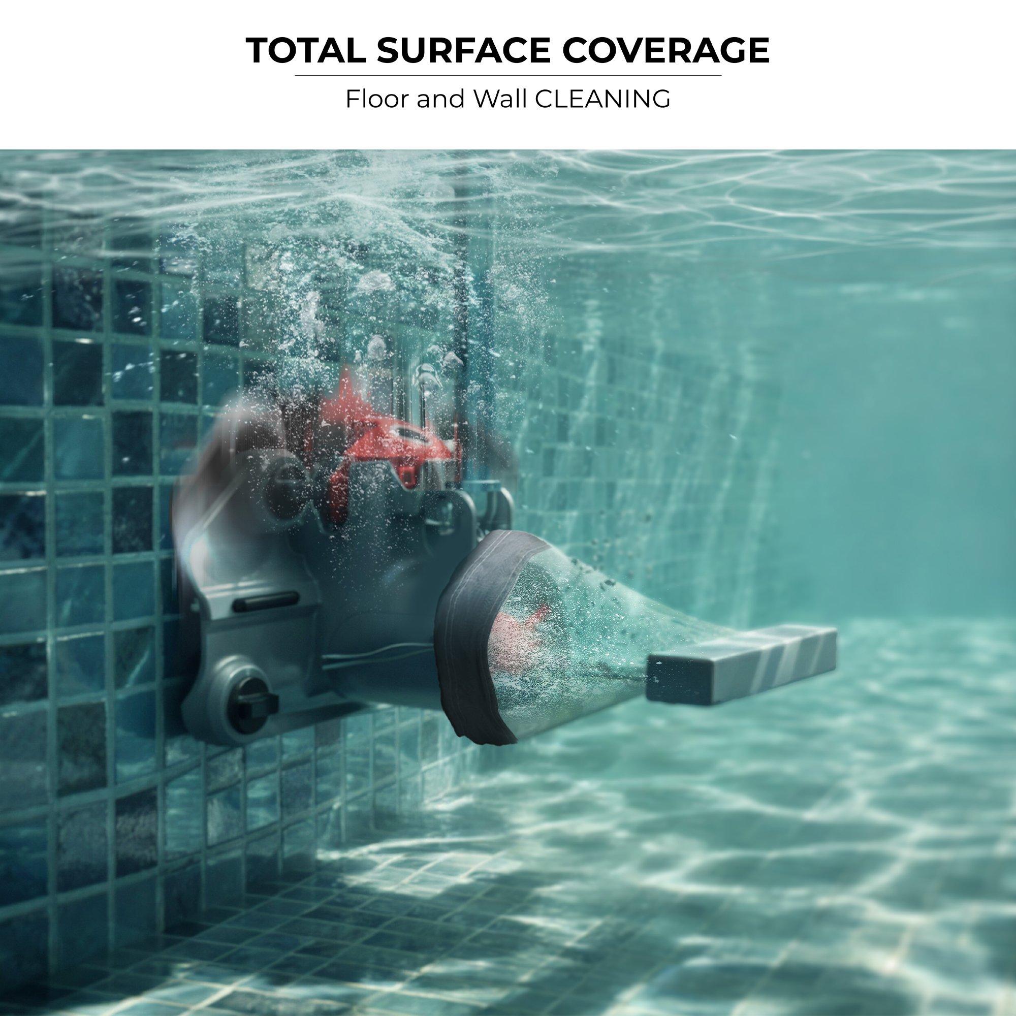 Voltera 120 Cordless Pro Performance Heavy Duty Handheld Pool Vacuum Cleaner with PowerBlade Technology