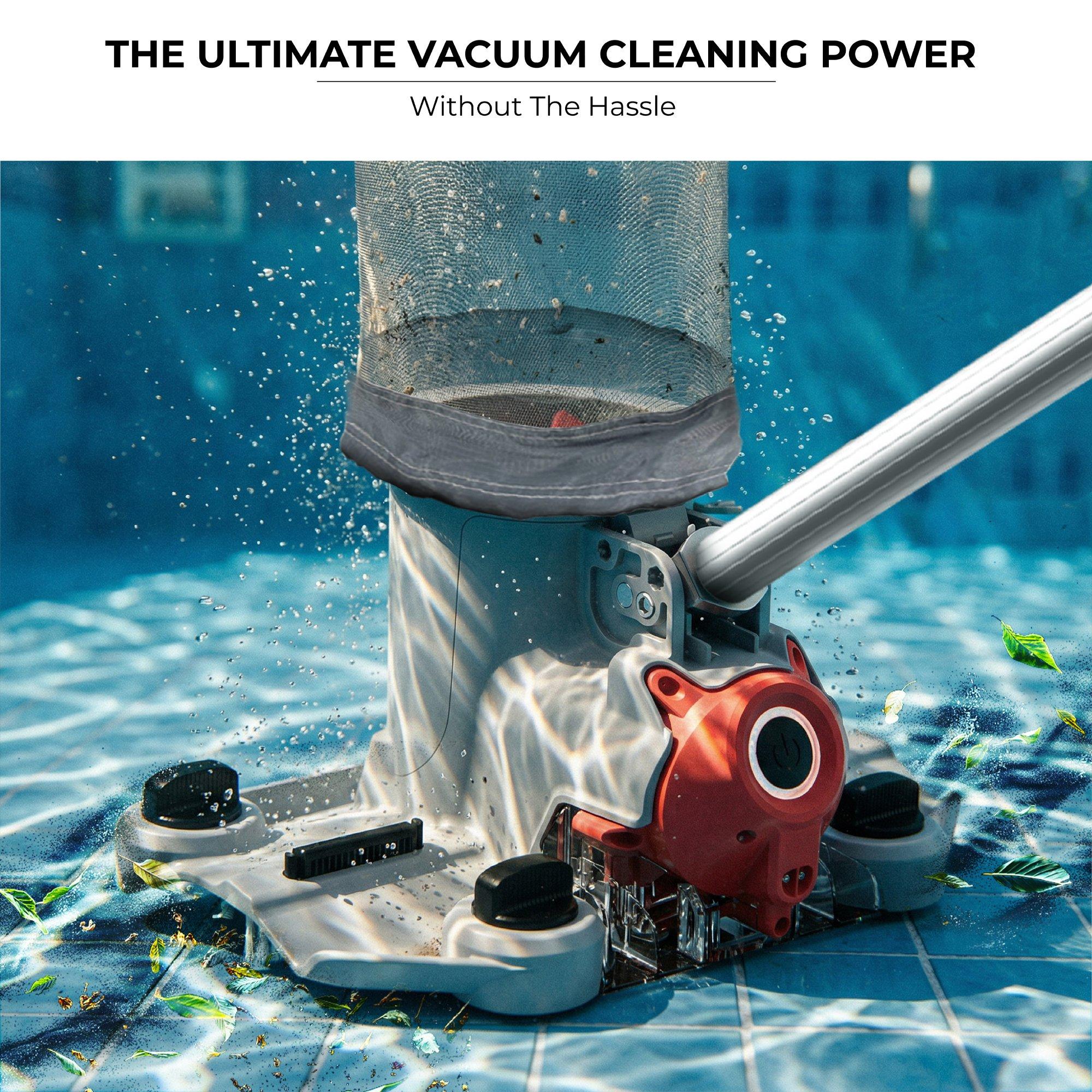 Kokido  Voltera 120 Cordless Pro Performance Heavy Duty Handheld Pool Vacuum Cleaner with PowerBlade Technology