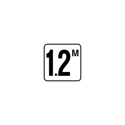 Inlays  Vinyl Stick-On 1.2M Depth Marker 6"x6"