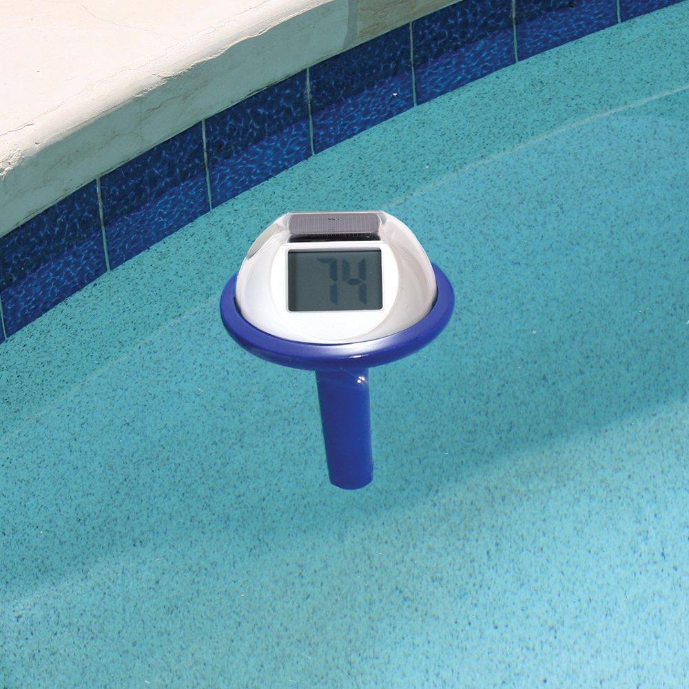 Lzndeal Solar Powered Swimming Pool Thermometer Digital Pool Floating Shatter Resistant New