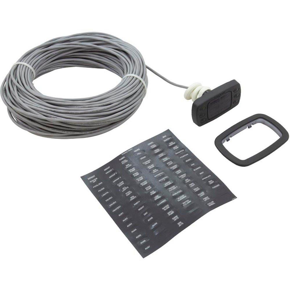 Pro Logic and Aqua Plus Wired Remote (Spa) 6 Function, Black