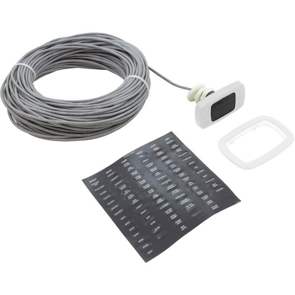 Pro Logic and Aqua Plus Wired Remote (Spa) 6 Function, White