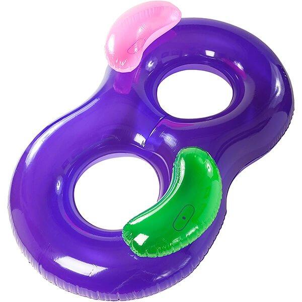 Side by Side Double Tube Pool Lounge