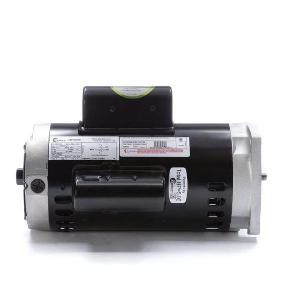 Century A.O Smith  B1000 Square Flange 5HP Single Phase 56Y Pool and Spa Pump Motor 208-230V