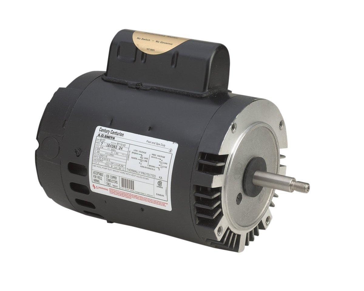 56J C-Face 1-1/2 HP Full Rated Pool and Spa Pump Motor, 9.2/18.4A 115/230V