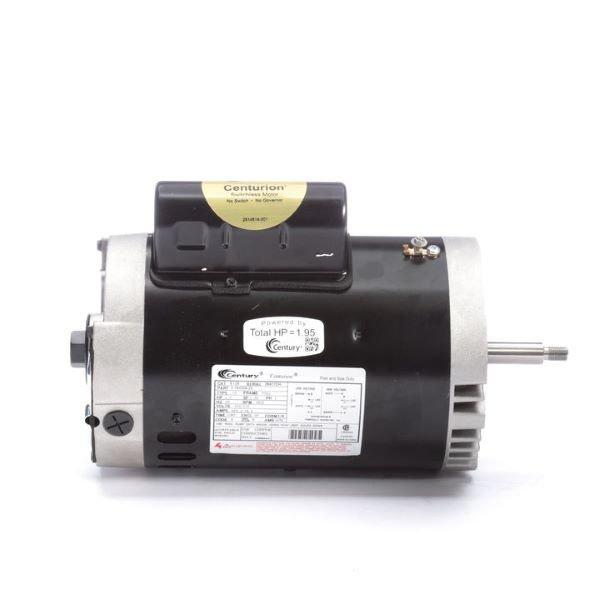 56J C-Face 1-1/2 HP Full Rated Pool and Spa Pump Motor, 9.2/18.4A 115/230V