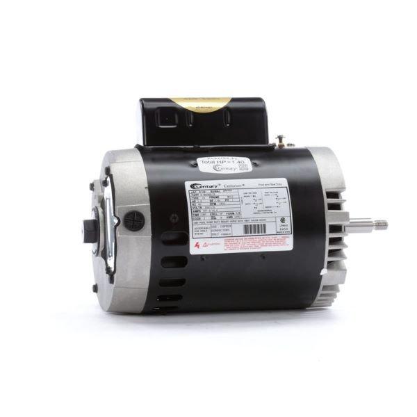 Century A.O Smith  B128 C-Face Single Speed 1HP Full Rated 56J Pump Motor 7.2/14.4A 115/230V