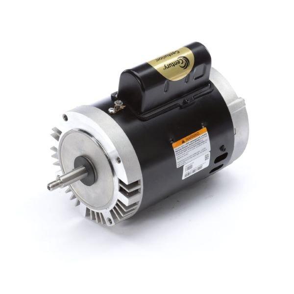 B128 C-Face Single Speed 1HP Full Rated 56J Pump Motor, 7.2/14.4A 115/230V