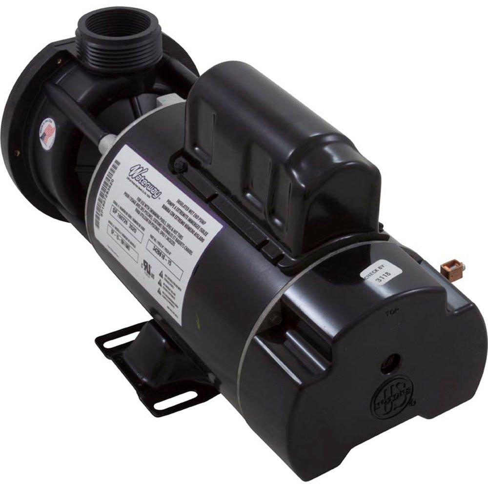 Center Discharge 48-Frame 1-1/2HP Dual-Speed Spa Pump, 115V