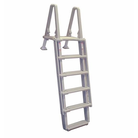 Confer Plastics  Heavy Duty Entry Step Ladder for Curve Add-On Unit Gray