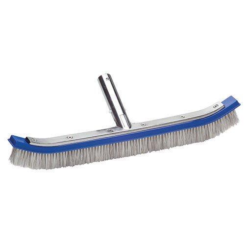 18in. Curved Wall Brush Aluminum Back with Mixed Bristles