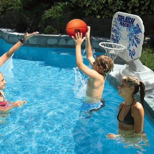 Poolmaster  Splash Back Poolside Basketball Set