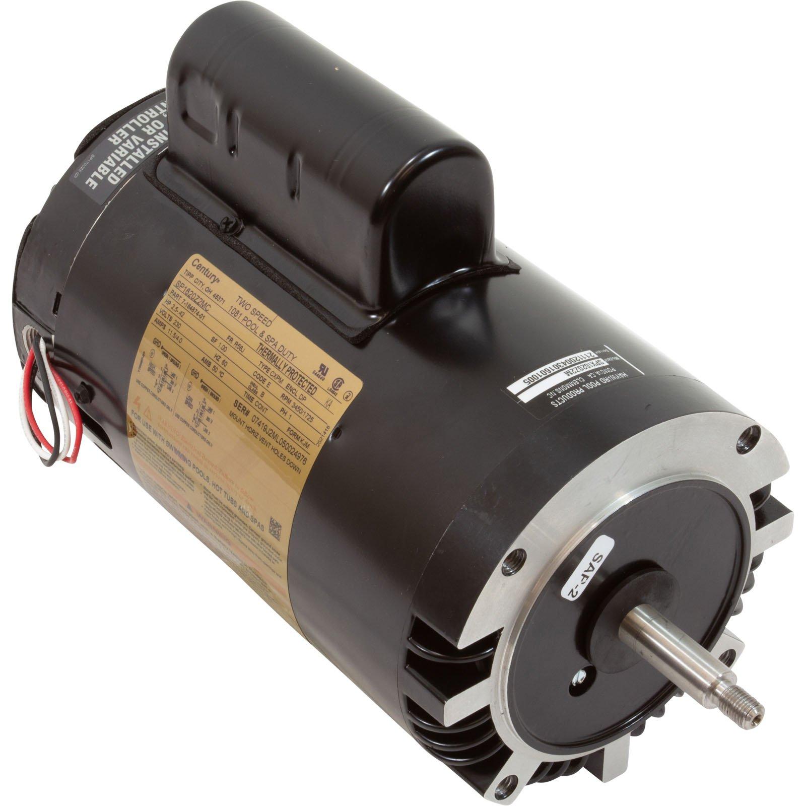 Hayward  Motor 2 1/2 HP 2 Speed 230V Super 2 Pump