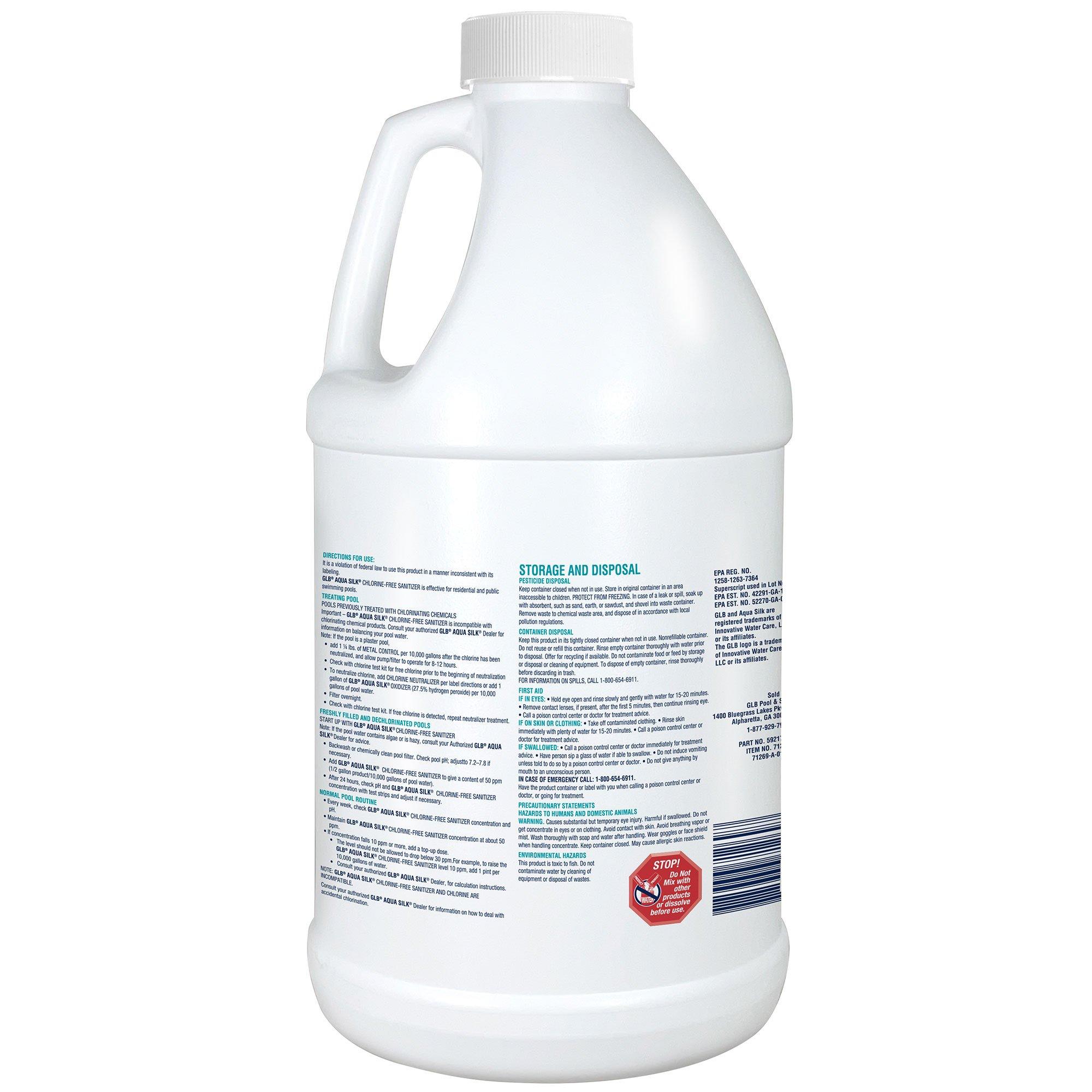 GLB  Aqua Silk Chlorine-Free Sanitizer 1/2 gal