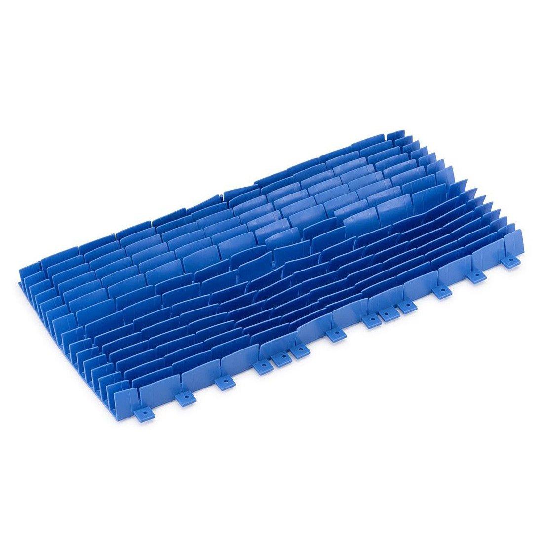 6101311-R1 Dolphin S-Series Rear PVC Brush, Blue