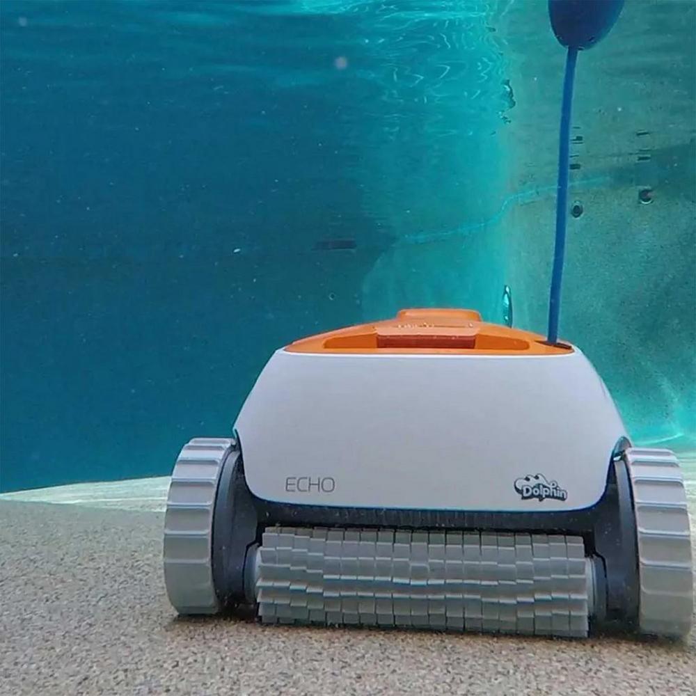 a dolphin branded pool cleaner