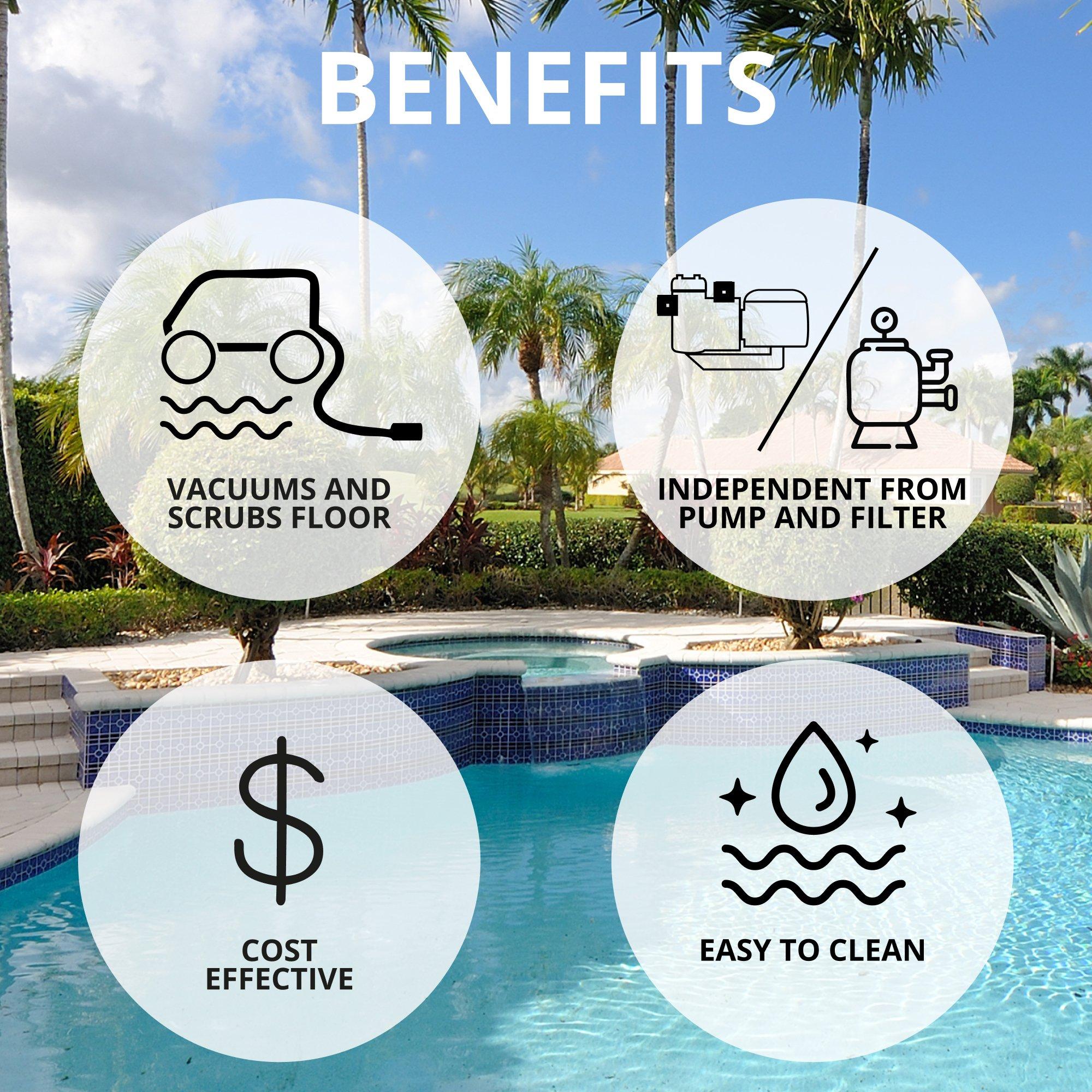 S400 Robotic Pool Cleaner With MyDolphin Plus App Control and Caddy