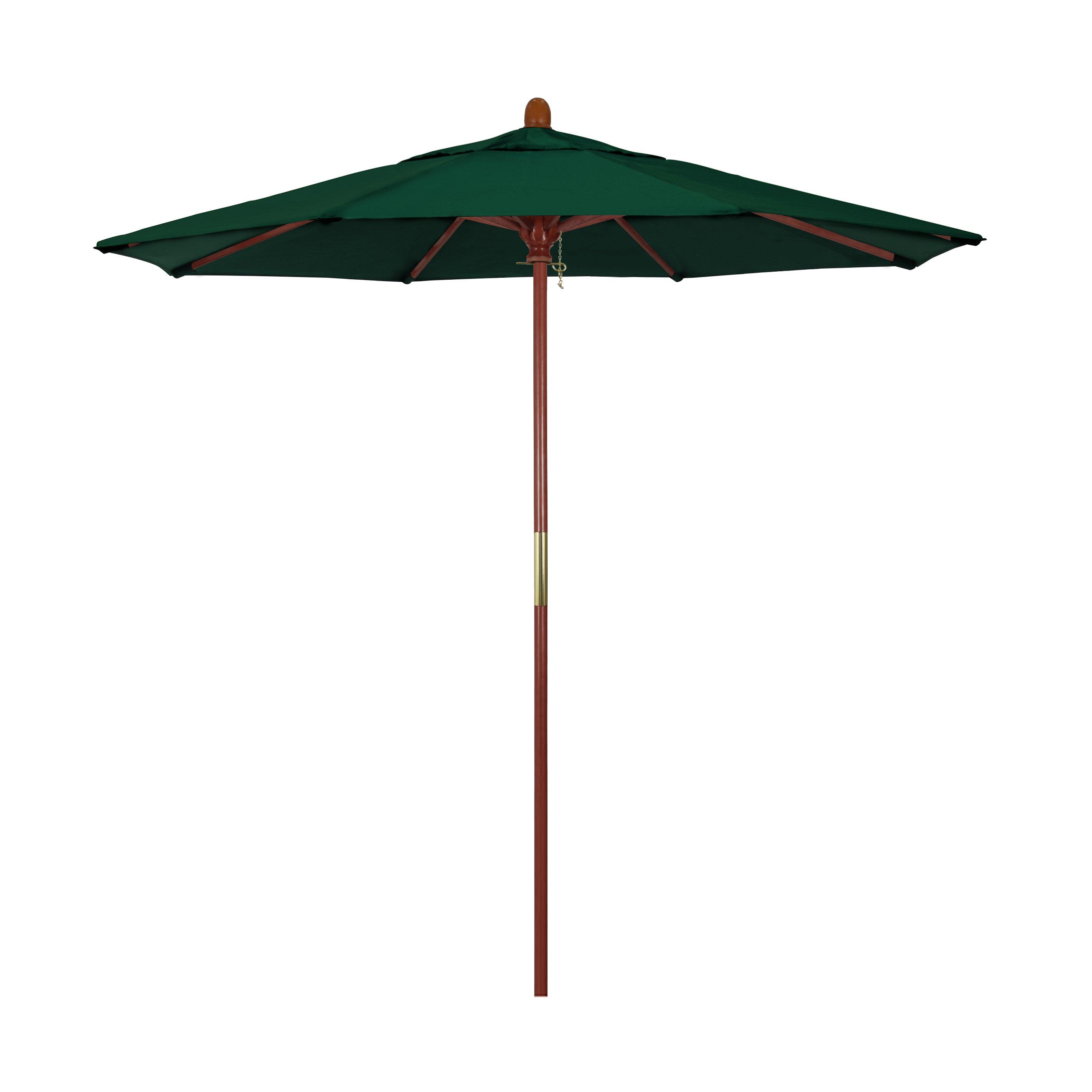 Grove Premium Wood 7.5 Umbrella  Hunter Green