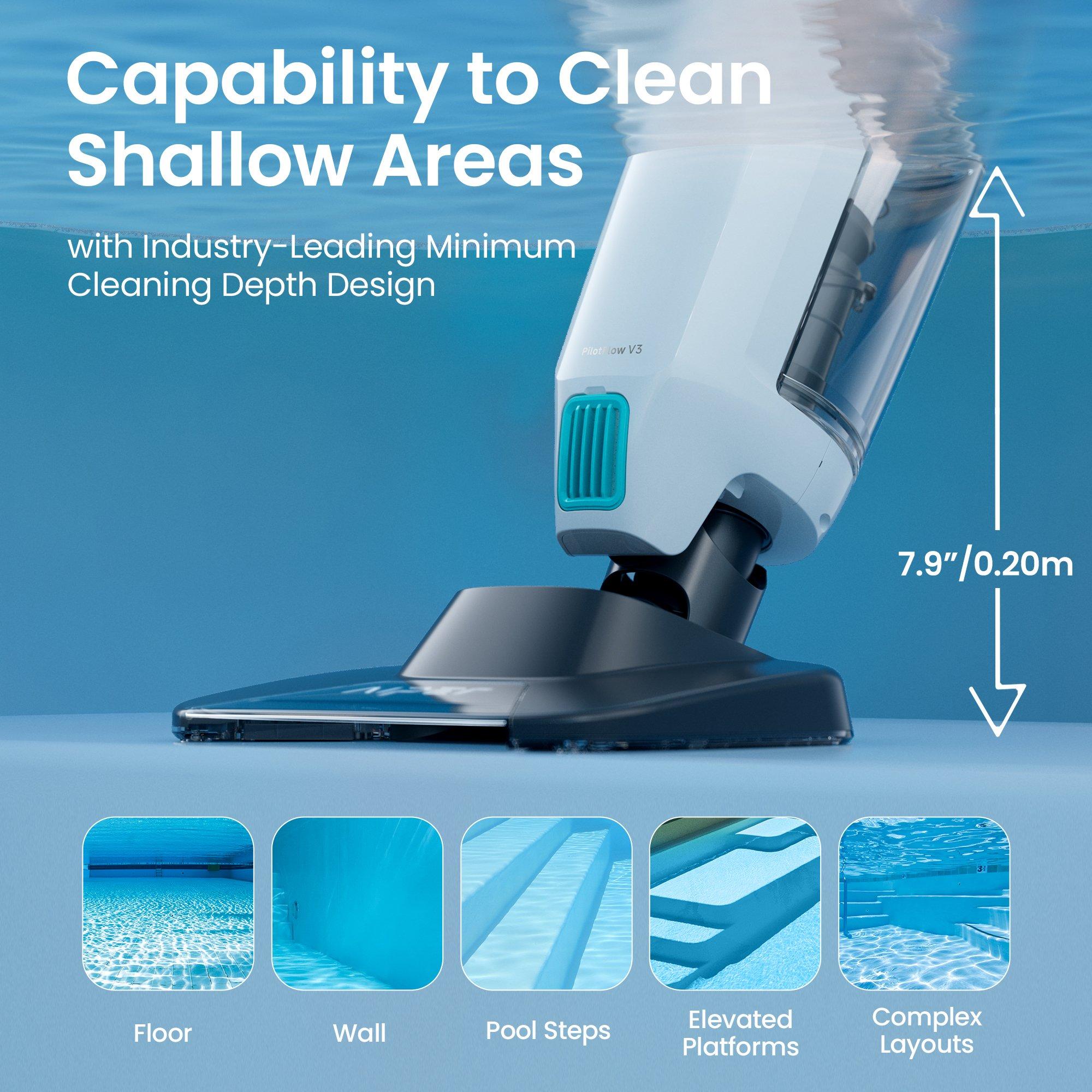PilotFlow V3 Handheld Pool Vacuum