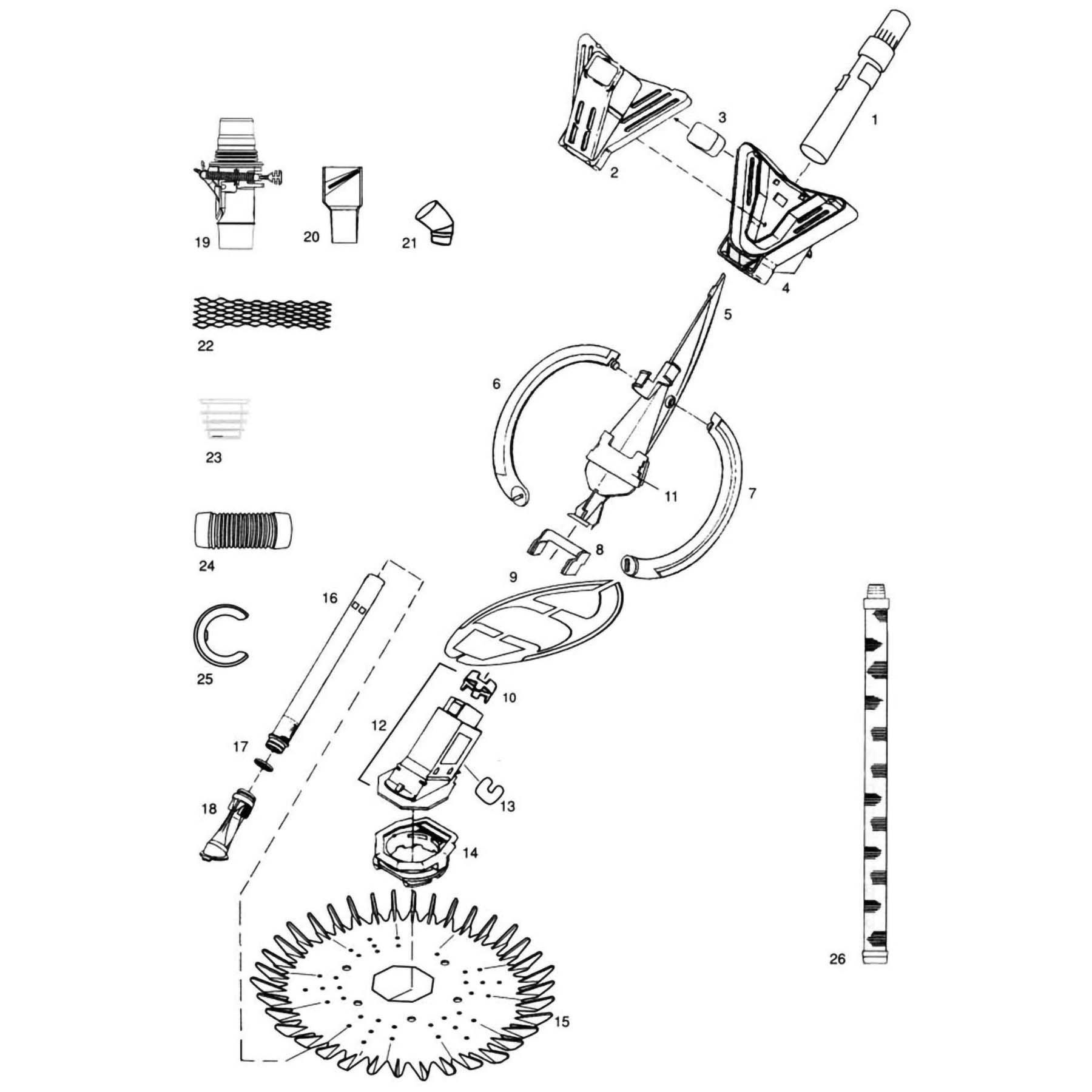 Zodiac Alpha 3 2005 to Present Pool Cleaner Parts