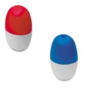 SPECTRUM PRODUCTS  3-inch x 5-inch Red/White Float