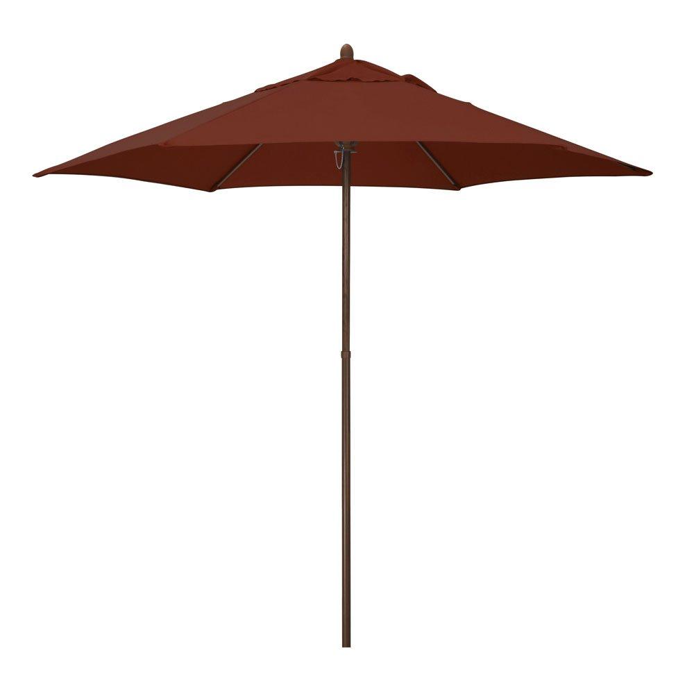 Woodgrain Steel 9 Umbrella  Hunter Green