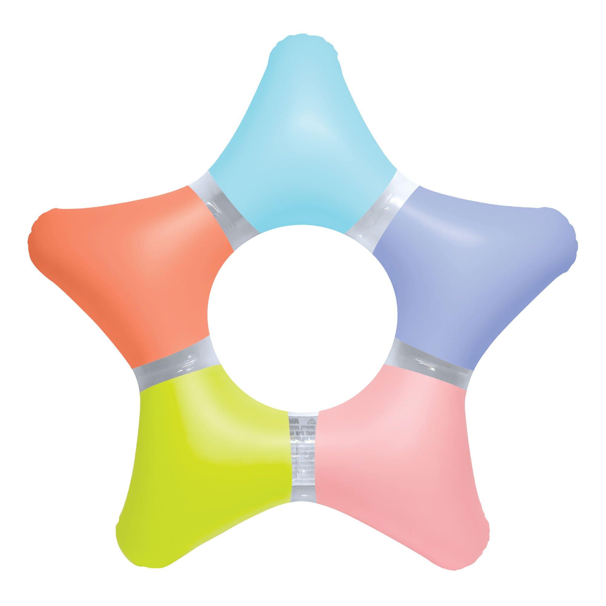 Spectra Splash Duo Inflatable Star-Ring Pool Floats  2 Piece Set