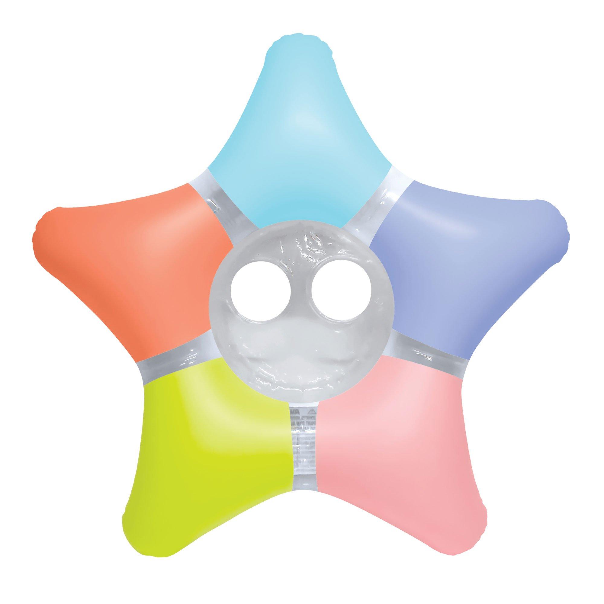 Spectra Splash Duo Inflatable Star-Ring Pool Floats - 2 Piece Set