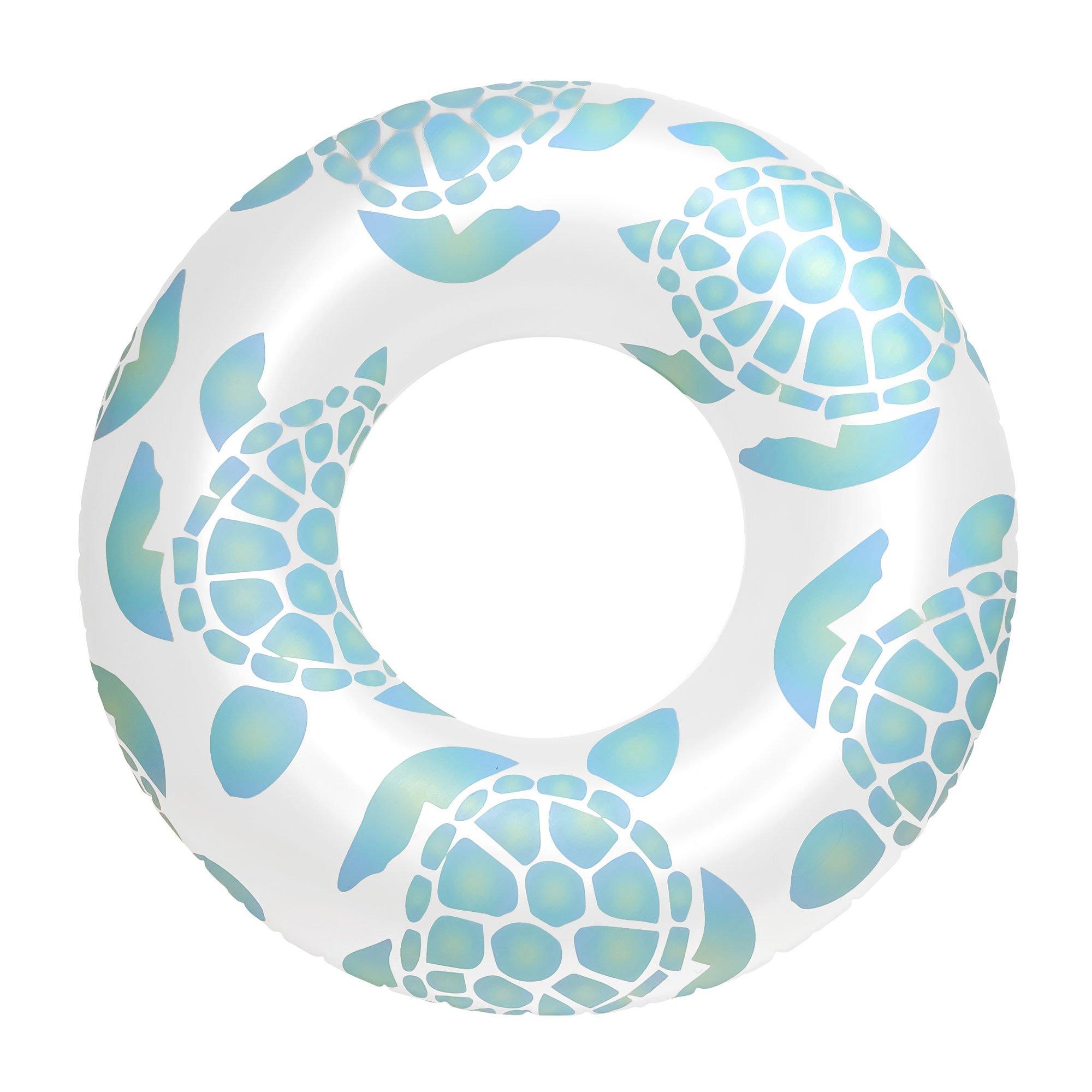 Turtle Twirl Inflatable Ring Pool Float