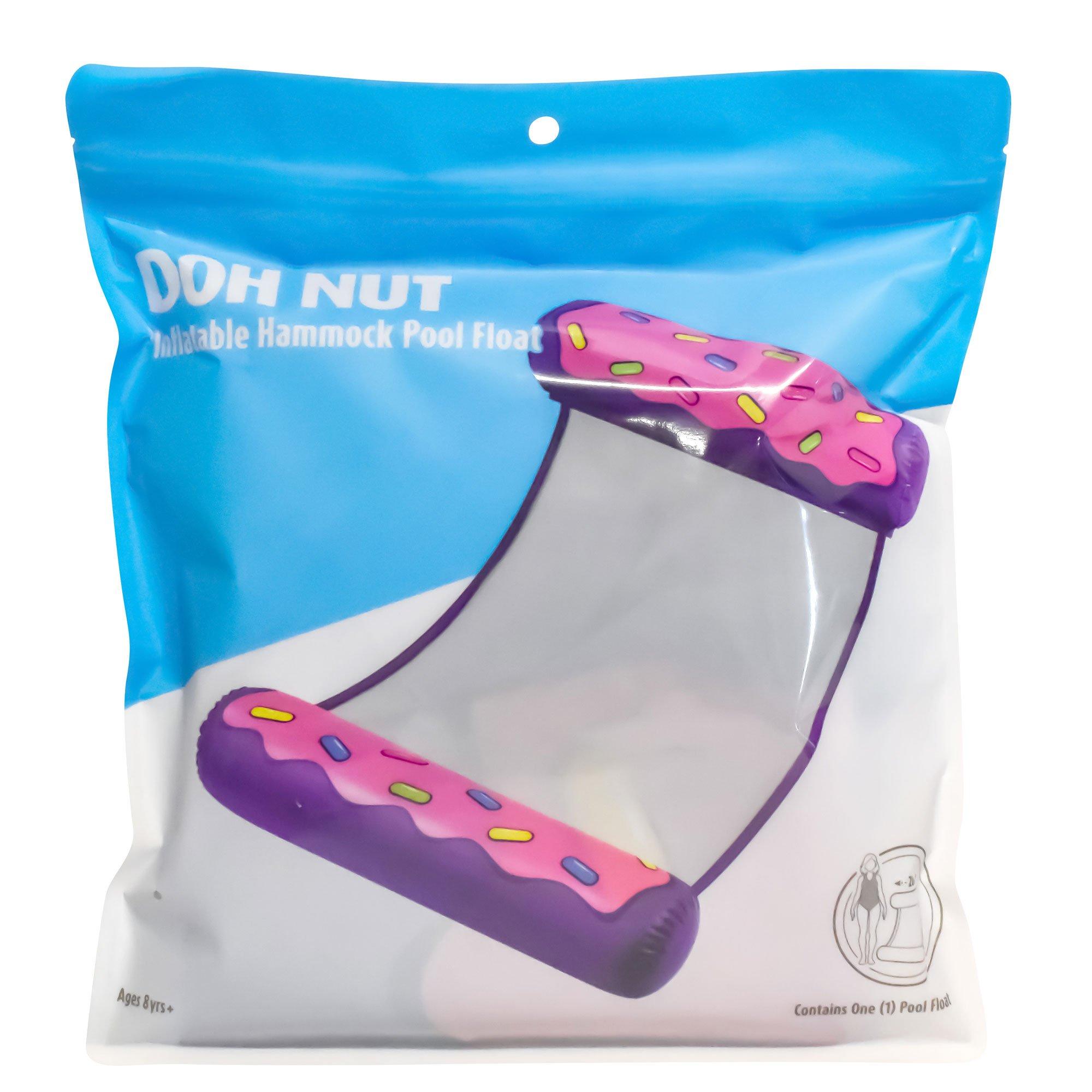 Doh Nut Inflatable Hammock Pool Float