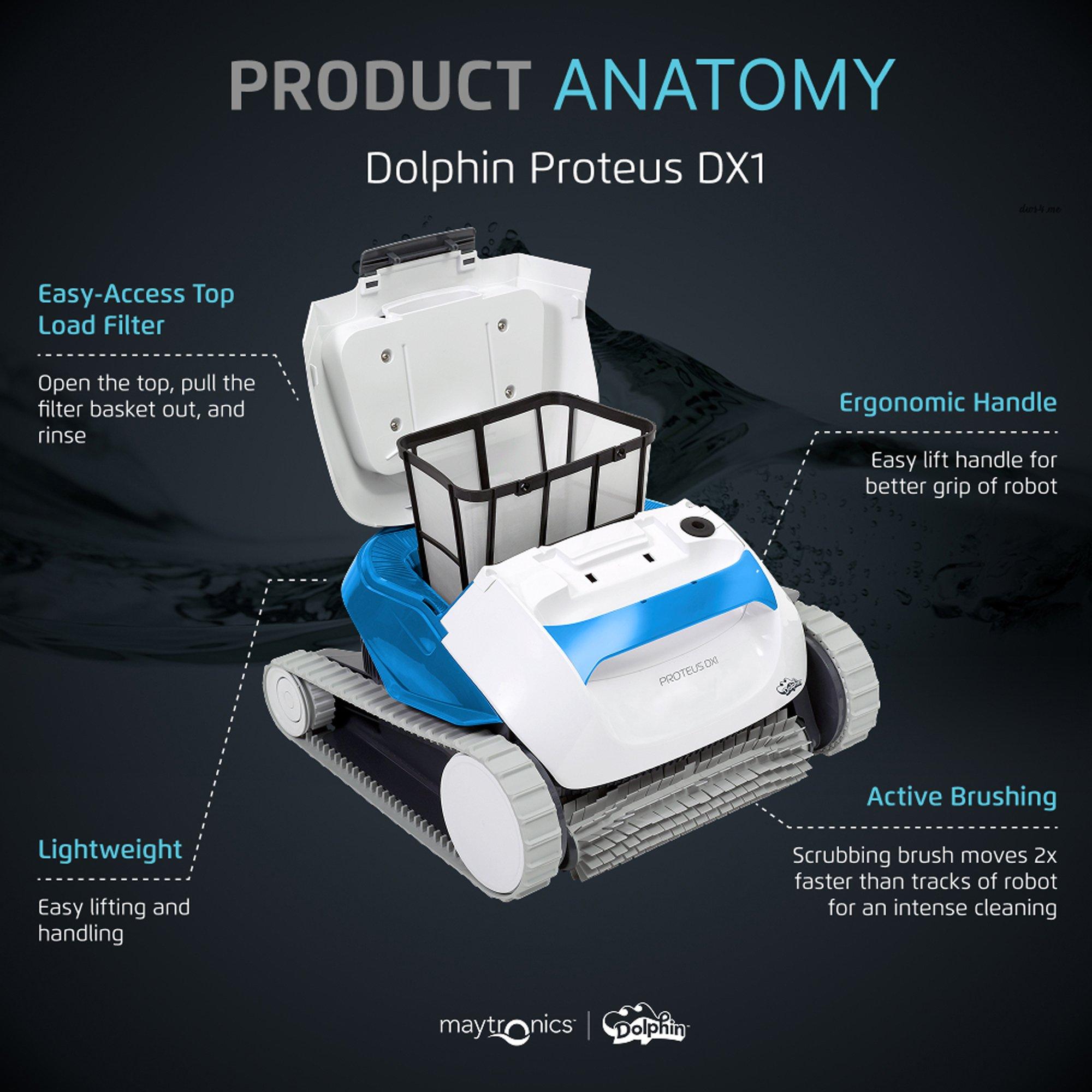 Proteus DX1 Robotic Above Ground Pool Cleaner