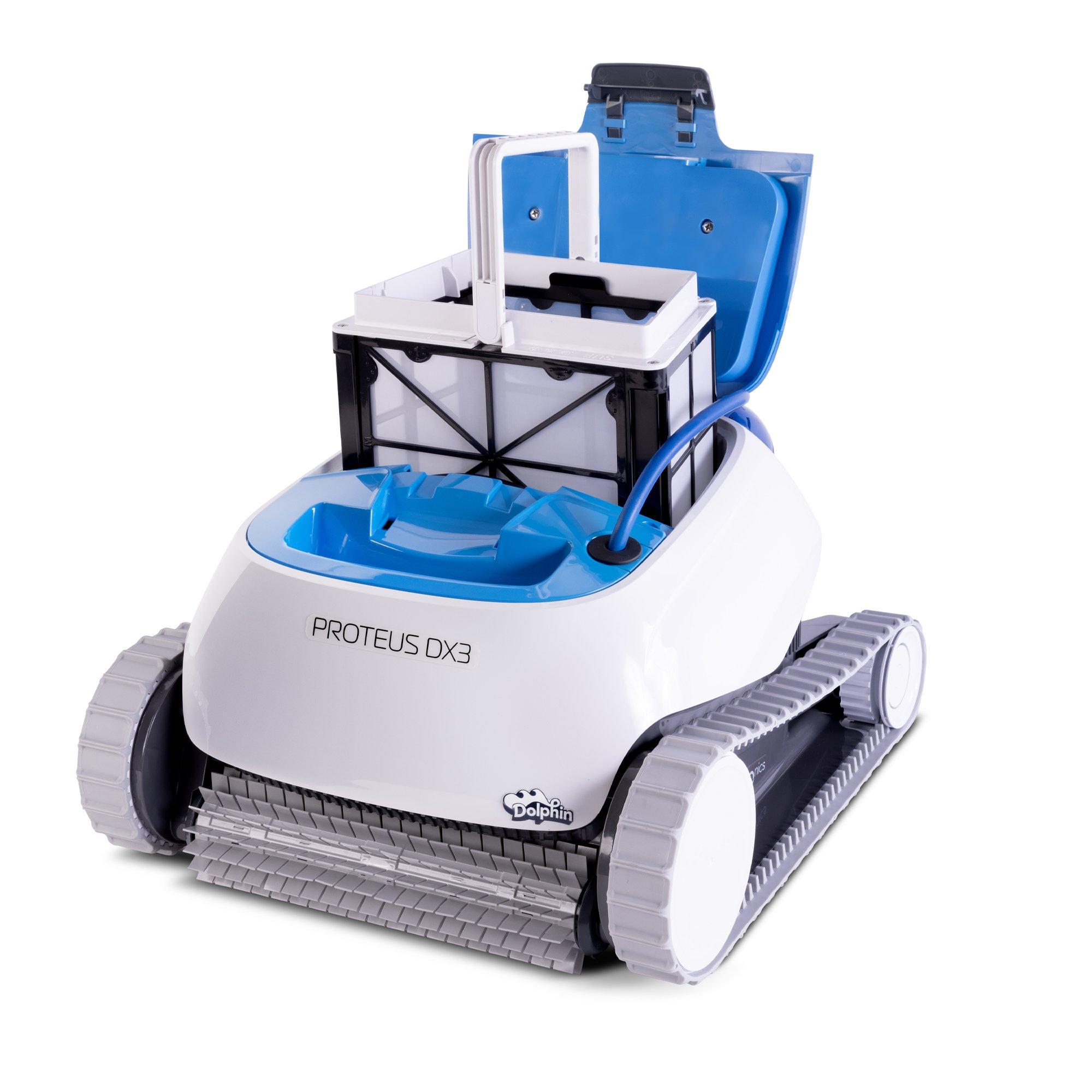 purinです。 Dolphin Proteus DX3 Robotic Pool Cleaner with Ultra-Fine Filter
