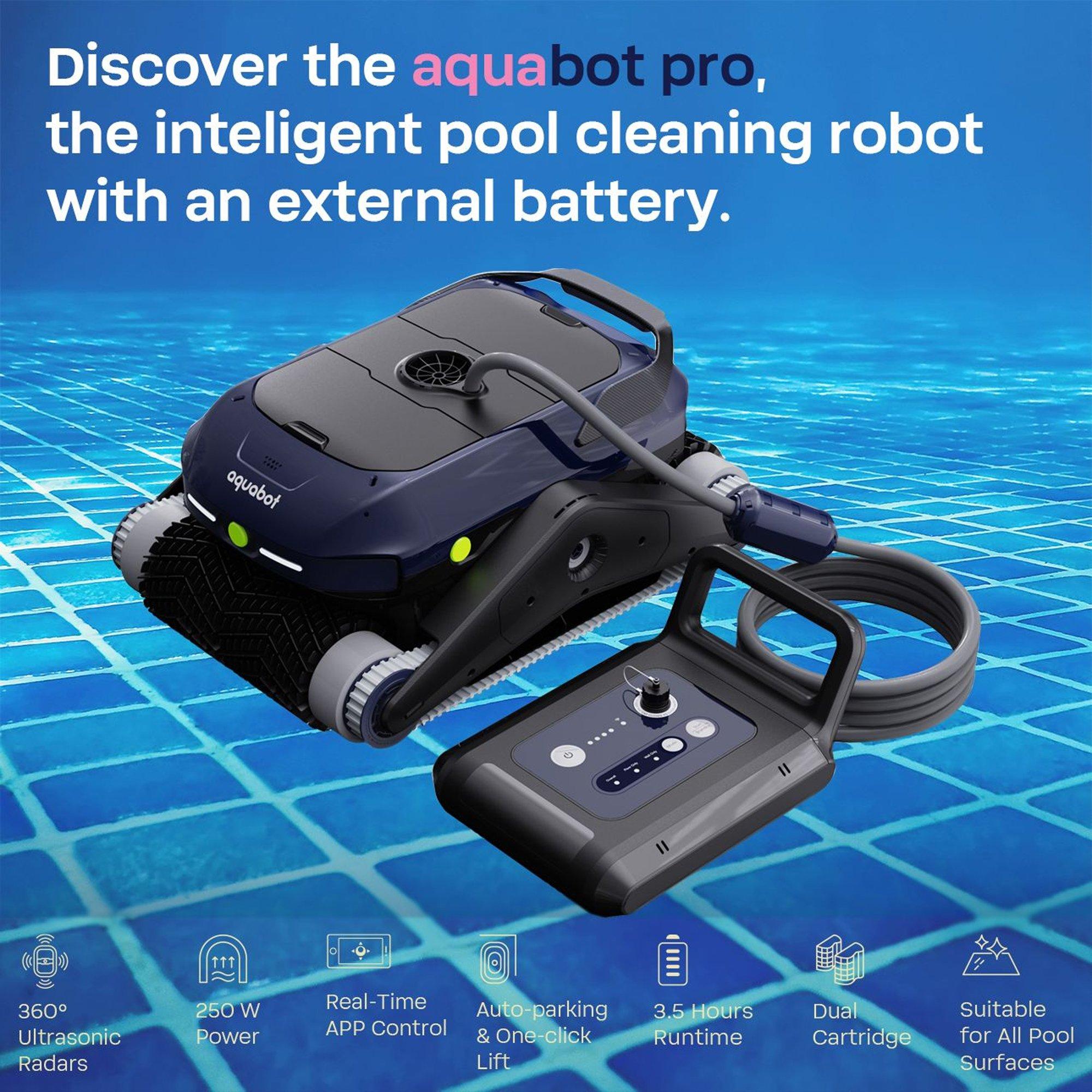 AQUABOT PRO Cordless Robotic Pool Cleaner