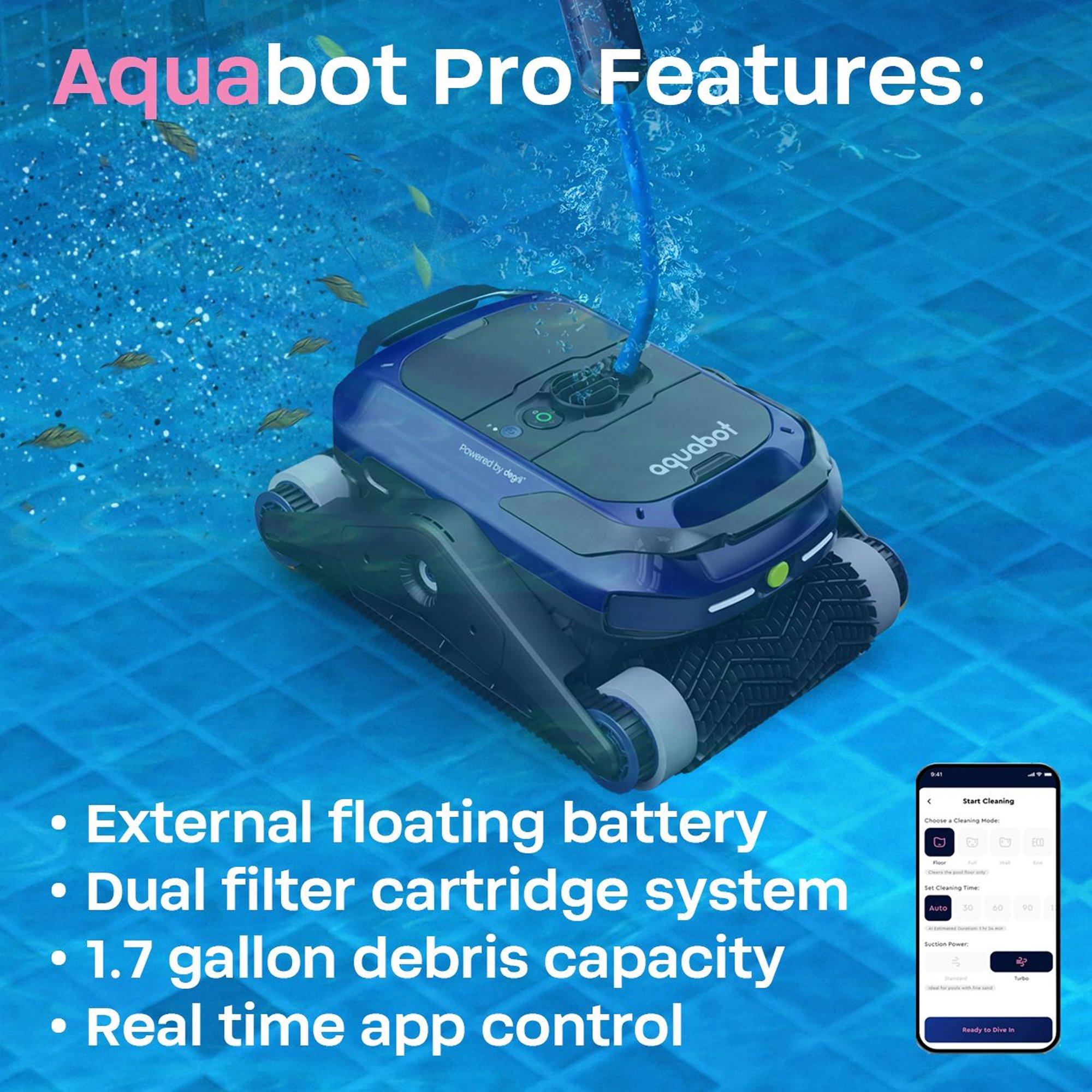 AQUABOT PRO Cordless Robotic Pool Cleaner
