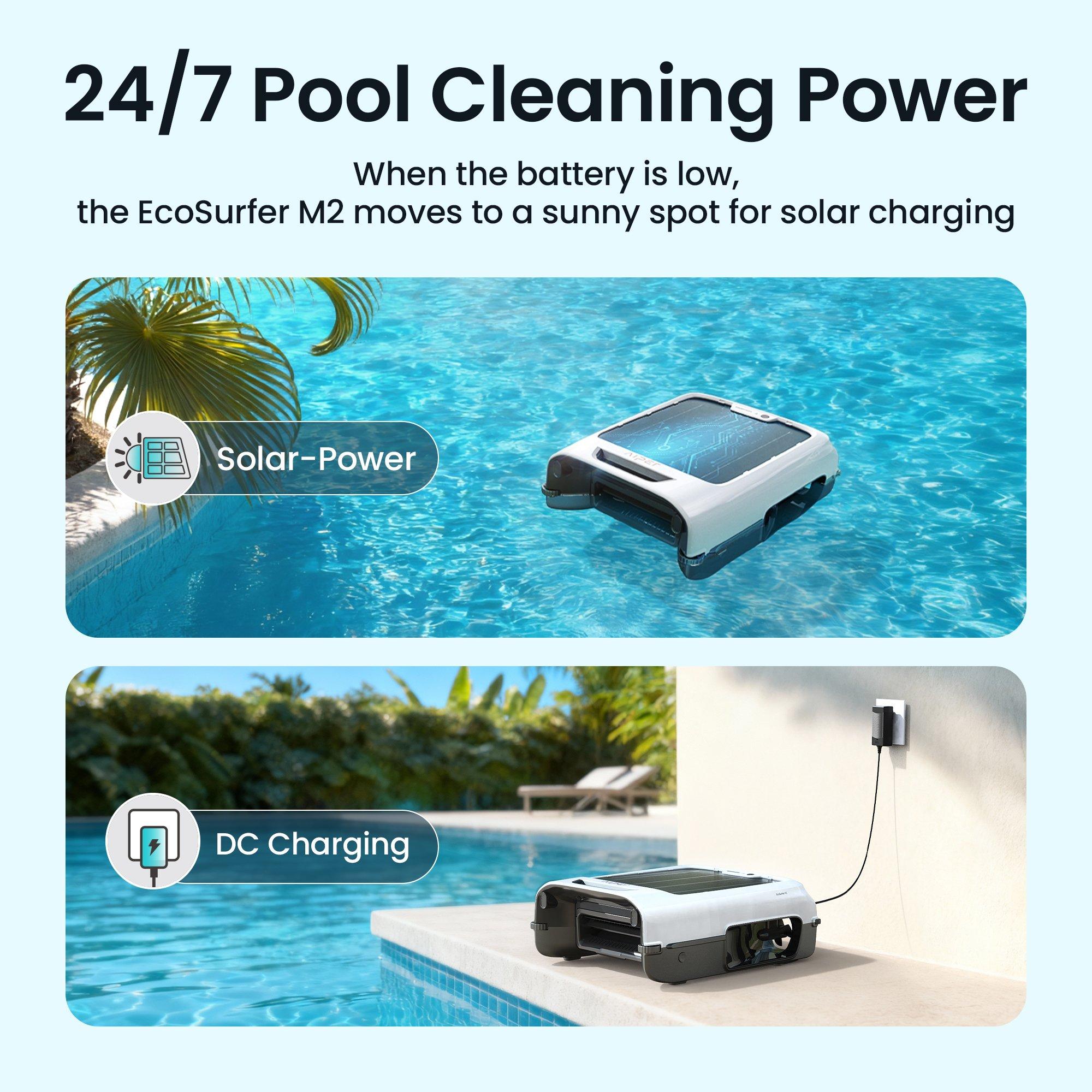 EcoSurfer S2 Cordless Robotic Pool Skimmer