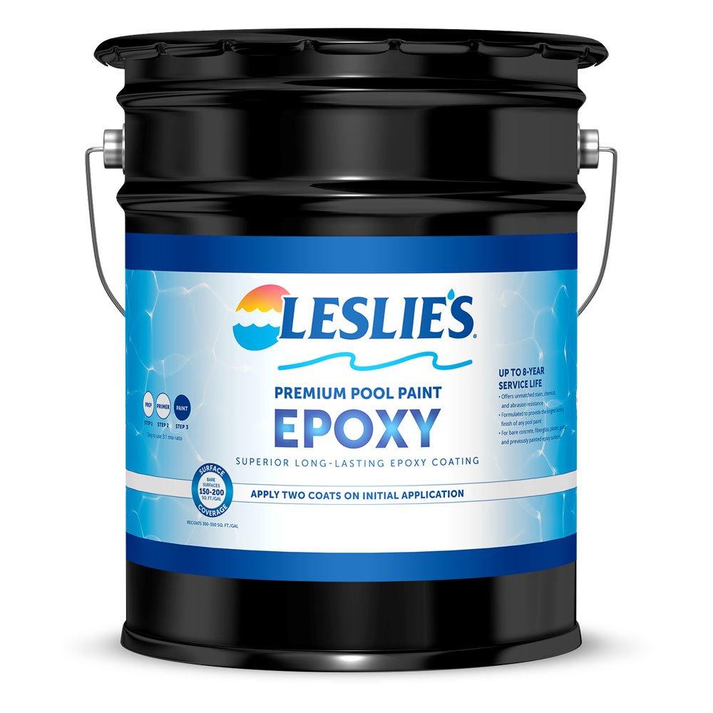 Leslie's  Premium High Build Epoxy  4 Gallon Ice Blue