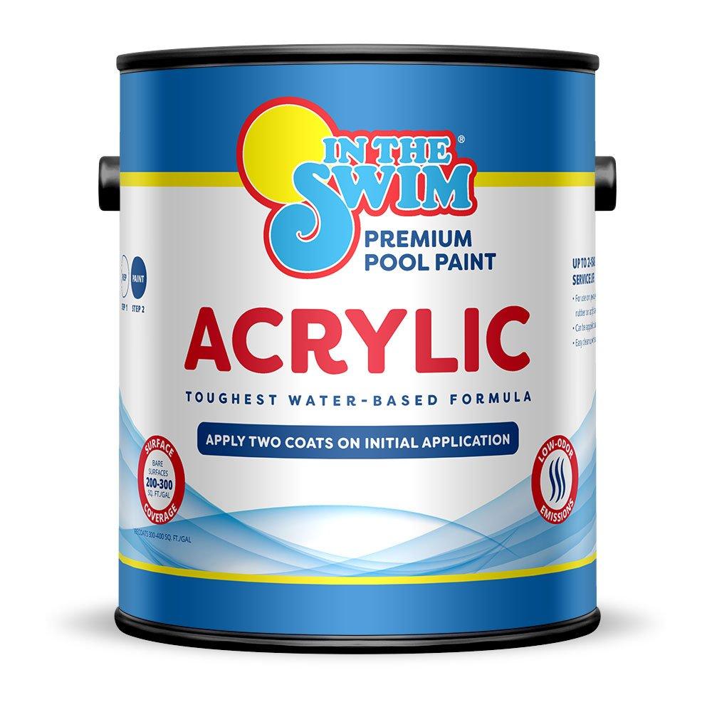 In The Swim  Acrylic Pool Coating  1 Gallon Pool Blue