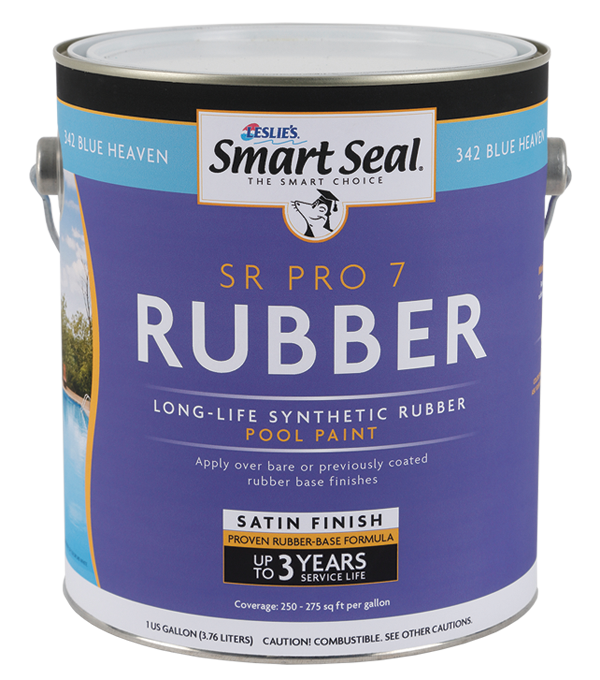 Smart Seal rubber paint for painting a pool