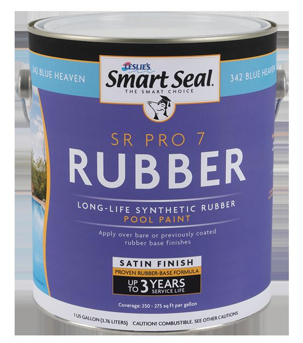 Smart Seal Sr Pro 7 Rubber Pool Paint 5 Gallon Ice Blue Leslies