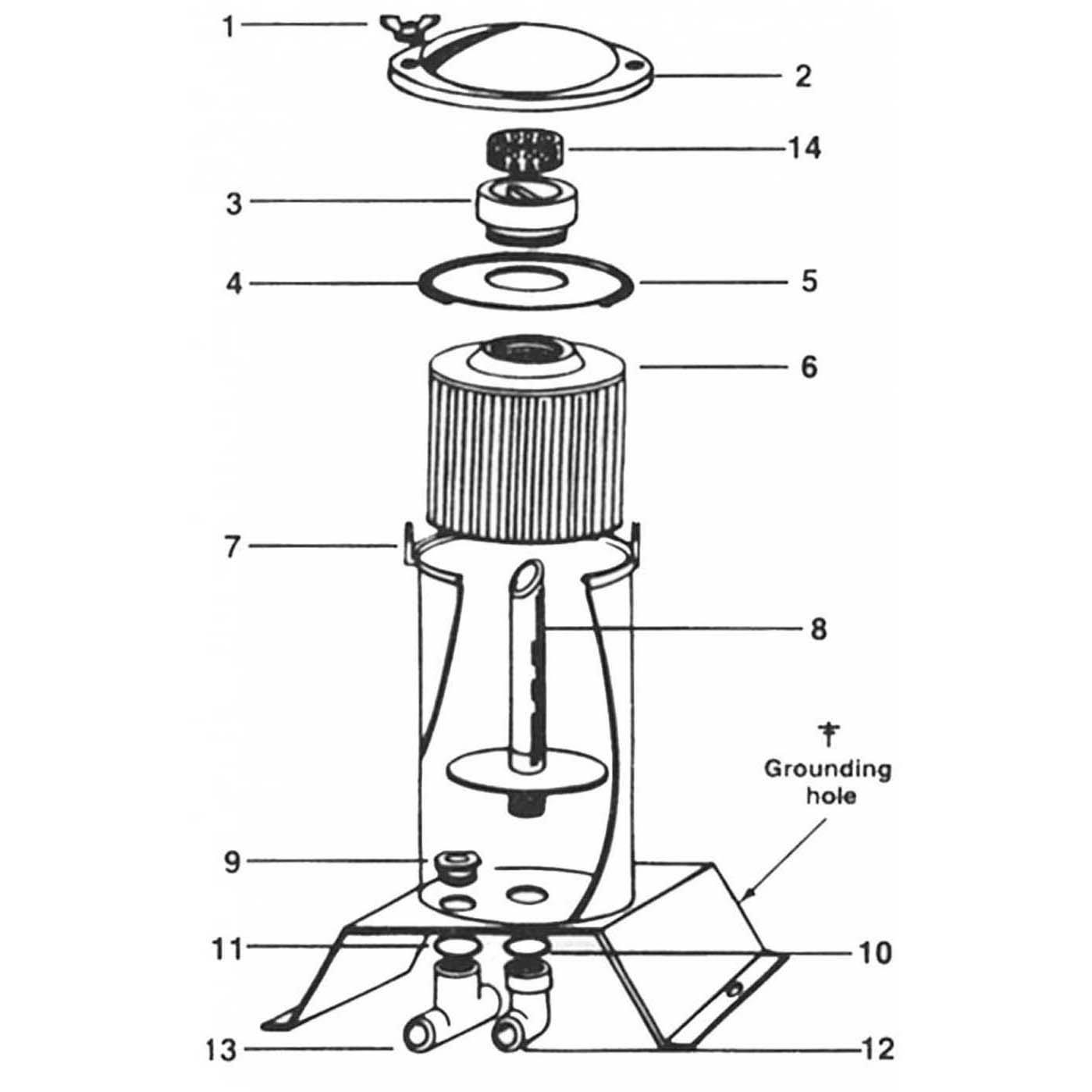 Harmsco Tropic-Flo TF50 TF75 TF100 TF150 Part List