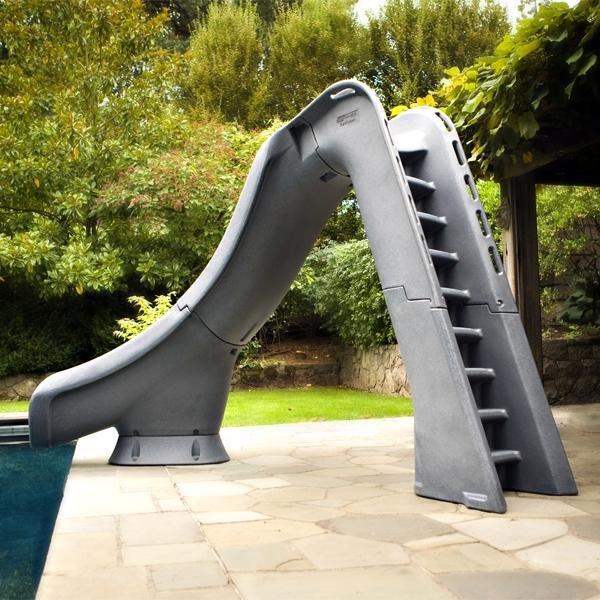 Typhoon Right Turn Complete Pool Slide Sandstone 67020958123 Leslie's Pool Supplies