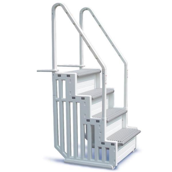 Easy Access Above-Ground Pool Steps