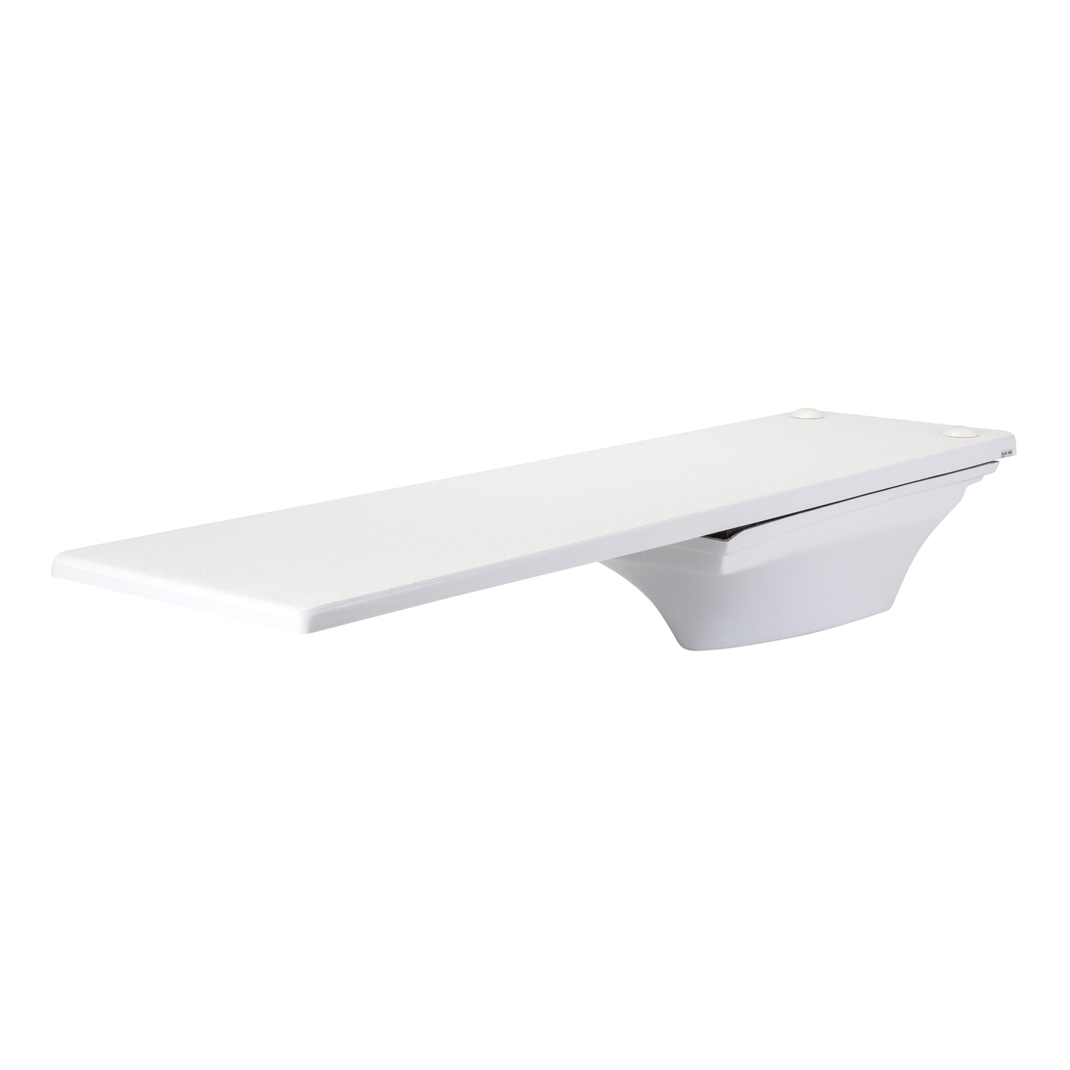 S.R Smith  8 Fibre-Dive Diving Board with Flyte-Deck II Stand Radiant White