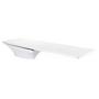 8' Fibre-Dive Diving Board with Flyte-Deck II Stand, Radiant White
