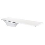 S.R Smith  10 Fibre-Dive Diving Board with Flyte-Deck II Stand Radiant White
